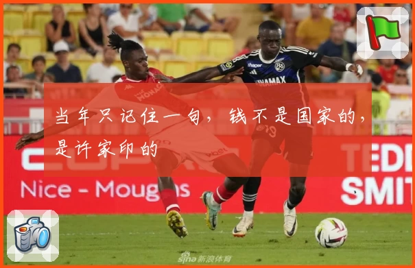 当年只记住一句，钱不是国家的，是许家印的